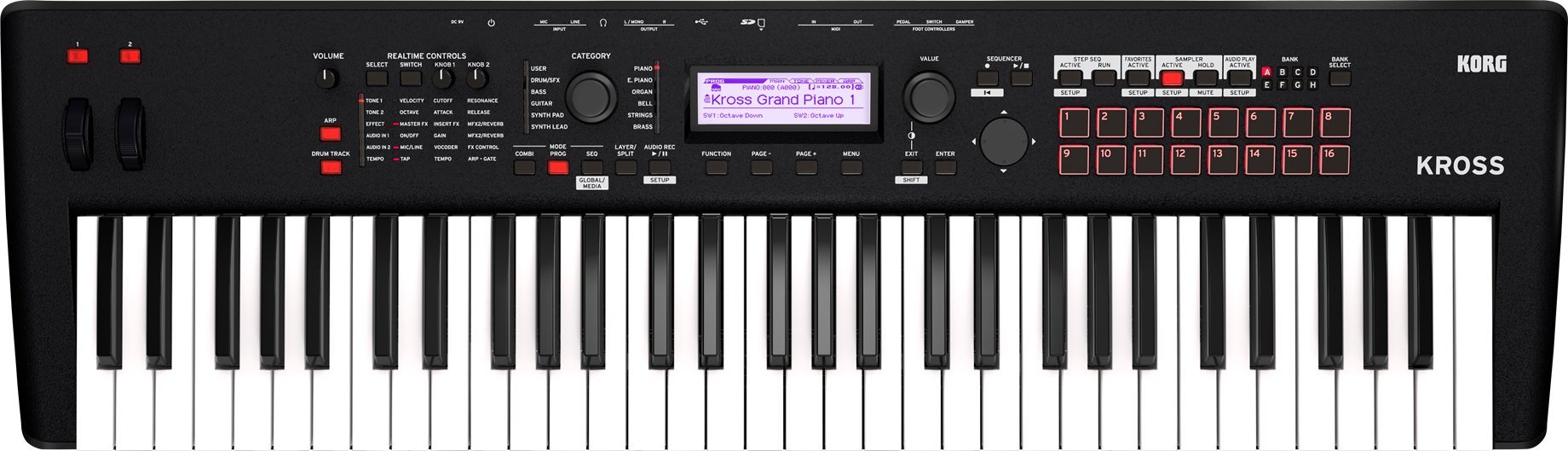 Amazon | KORG シンセサイザー ワークステーション KROSS 2-61-MB